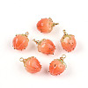 Handmade Flower Epoxy Resin Pendants KY-S163-103E-1