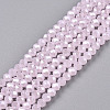 Electroplate Glass Beads Strands EGLA-A044-J2mm-A02-5