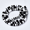 Handmade Polymer Clay Beads Strands CLAY-R089-4mm-086-3