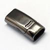 Alloy Magnetic Clasps with Glue-in Ends PALLOY-R089-06B-1