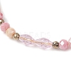 Glass Beaded Bracelets for Women BJEW-JB12137-02-3