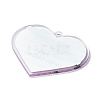 Valentine's Day Transparent Acrylic Pendant OACR-A025-02C-2