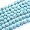 Natural Magnesite Beads Strands TURQ-G148-07-10mm-1