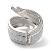 Sparkle Wings Wrap Alloy Cuff Bangles BJEW-C058-05P-02-3