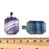Natural Fluorite Pendants G-B139-02P-05-3