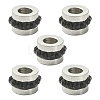 201 Stainless Steel Polymer Clay Rhinestone Inlaid Beads RB-YW0001-11B-1