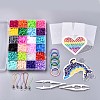 24 Colors 2400pcs Fuse Beads Kits for Kids DIY-N002-009-1