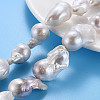 Natural Baroque Pearl Keshi Pearl Beads Strands PEAR-S019-04C-1