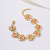Vintage Bohemian Brass Rhinestone Moon Star Link Bracelets for Women Party Wedding Gift YI1841-3-2