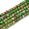 Dyed Natural Regalite/Imperial Jasper/Sea Sediment Jasper Beads Strands G-B124-C05-08-1
