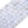 Grade A Natural Blue Lace Agate Beads Strands G-F222-29-8mm-1-3