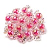 UV Plating Rainbow Iridescent Acrylic Beads PACR-E001-01E-3
