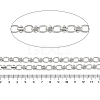 Tarnish Resistant 304 Stainless Steel Link Chain CHS-H028-03P-01-2