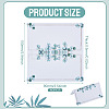 80Pcs Rectangle Paper Table Place Cards AJEW-TA0003-64B-4