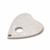 Non-Tarnish 304 Stainless Steel Pendants STAS-F290-16P-3