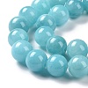 Natural Mashan Jade Round Beads Strands X-G-D263-6mm-XS28-3