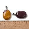 Natural Mookaite Pendants G-Z055-03P-04-3