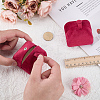 Velvet Finger Ring Package Boxes CON-WH0085-195A-3