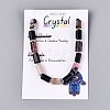Natural Obsidian & Rhodonite Beads Strands G-Q614-01A-08-6