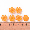 Frosted Acrylic Bead Caps MACR-S371-07A-724-4