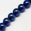 Electroplate Non-magnetic Synthetic Hematite Beads Strands G-J169A-3mm-03-5