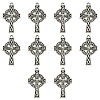 10Pcs Irish Tibetan Style Alloy Pendants PALLOY-YW0001-30-1
