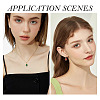 6Pcs 6 Colors Brass Pave Cubic Zirconia Pendants KK-TA0002-15-8
