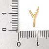 304 Stainless Steel Letter Connector Charms STAS-M108-01G-25-3