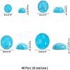 Synthetic Turquoise Cabochons G-AR0001-02-2