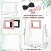 12Pcs 2 Colors PVC Plastic Gift Bags ABAG-NB0002-07-2