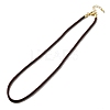 Nylon Milan Cord Necklace Making MAK-M028-01G-20-1