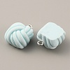 Opaque Resin Pendants RESI-WH0029-24P-02-1