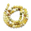 Natural Yellow Opal Beads Strands G-K245-A07-B02-2