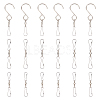 Stainless Steel Spinning Dual Clip Swivel Hooks AJEW-CA0001-03-1