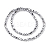 Electroplated Synthetic Non-magnetic Hematite Beads Strands G-A234-G03-01B-2