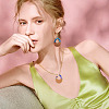 16Pcs 8 Colors Resin and Walnut Pendants FIND-TA0006-36C-9