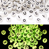 500Pcs 5 Style Acrylic Beads SACR-TA0001-15-3