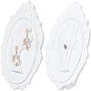 Fingerinspire 2 Sets 2 Style Resin Earring Jewelry Cameo Display Stand EDIS-FG0001-49-1