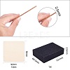 Wood Cabochons and Sponge Scouring Pads WOOD-PH0008-47-3