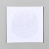 Square Paper CD Storage Bags with Round PP Plastic Visible Window ABAG-WH20001-28-1