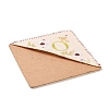 4Pcs Letter Personalized Hand Embroidered Corner Bookmarks JX587O-3