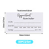 50Pcs Paper Appointment Reminder Cards AJEW-TADJ0001-22-4