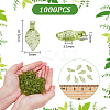 1000Pcs Transparent Acrylic Charms TACR-UN0001-02-3