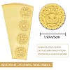 Plastic Self Adhesive Gold Foil Embossed Stickers DIY-WH0211-121-2