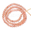Natural Sunstone Beads Strands X-G-K315-B02-A-4