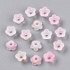 Frosted Transparent Acrylic Beads X-OACR-N137-72B-2