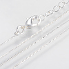 Brass Box Chains Necklaces X-MAK-R014-S-1