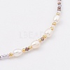 Beaded Necklaces NJEW-JN03075-01-2