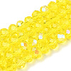 Electroplate Glass Beads Strands LS-EGLA-A034-T6mm-L28-1