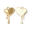 Ion Plating(IP)  304 Stainless Steel Pendant Cabochon Settings STAS-C066-26G-1